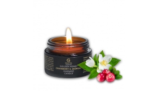 Grattol Premium Massage Candle Cranberry&Jasmin  - массажная свеча с ароматом Клюква и Жасмин, 30ml